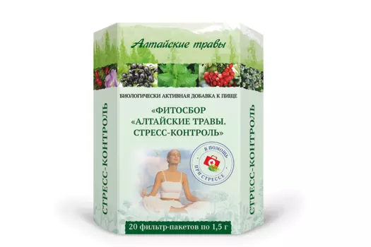 Фитосбор Алтайские травы Стресс-Контроль, 1,5 г, 20 шт
