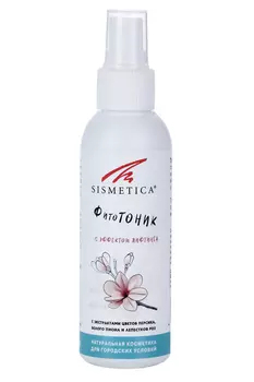 Фитотоник Sismetica Эффект лифтинга экстракт цветов персика/бел пиона на розовой воде, 150 мл