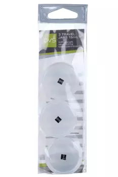Флаконы дорожные КВС д/косметич принадлежностей 1182 3 шт