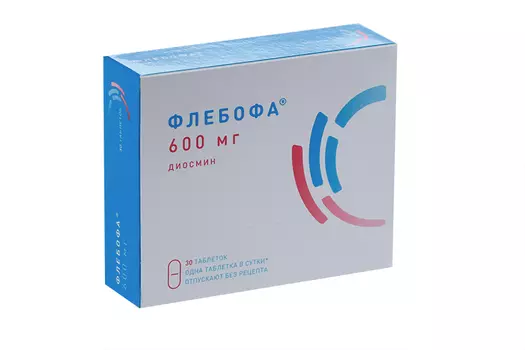 Флебофа 600 мг, 30 шт, таблетки