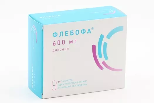 Флебофа 600 мг, 60 шт, таблетки
