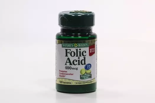 Фолиевая кислота Нэйчес Баунти 400 мкг, 100 шт, таблетки