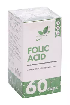 Фолиевая кислота Naturalsupp, 60 шт, капсулы