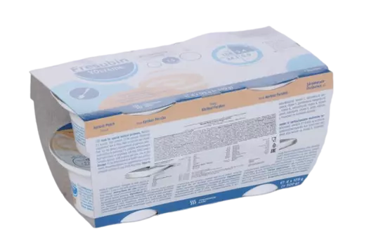 Фрезубин йогурт со вкусом абрикоса-персика, 125 г, 4 шт