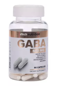 Габа гамма-аминомасляная кислота (GABA) aTech Nutrition, 90 шт, капсулы