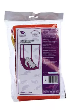 Гамак Доброзверики д/хорьков и мелких грызунов классический р L цвет в ассортименте