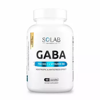 ГАМК+В6 Solab, 60 шт, капсулы