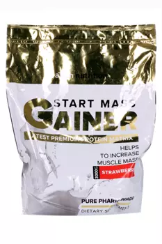 Гейнер aTech nutrition Start Mass клубника, 3 кг