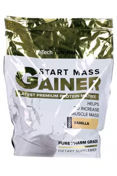 Гейнер aTech nutrition Start Mass ваниль, 5 кг
