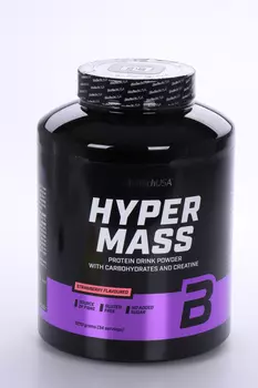 Гейнер BioTechUSA Hyper Mass клубника, 2 270 г