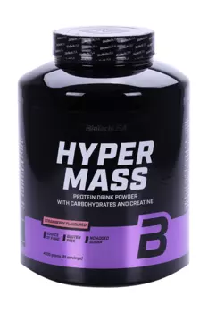 Гейнер BioTechUSA Hyper Mass клубника, 4 000 г