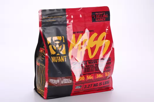 Гейнер Mutant Mass 5 lb брауни с шоколадной помадкой, 2,27 кг