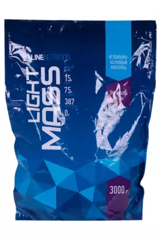 Гейнер R-LINE LIGHT MASS вкус Шоколад, 3 000 г, дой-пак