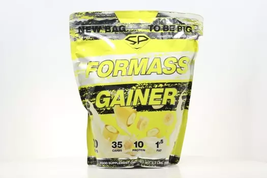 Гейнер STEELPOWER For Mass Gainer высокобелков д/набора мышеч массы банан, 1 500 г