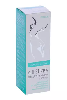 Гель Ангелика увлажняющий д/интимной гигиены, 200 мл