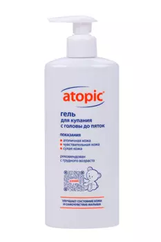 Гель Atopic д/купания с головы до пяток, 400 мл