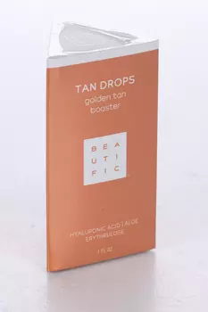 Гель-автозагар BEAUTIFIC TAN DROPS д/лица с гаулирон кислотой и эстракт алое, 30 мл