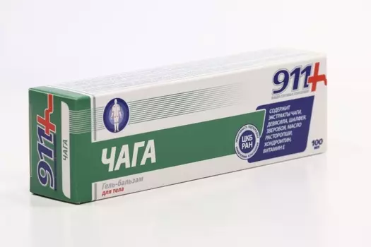 Гель-бальзам 911 Чага, 100 мл