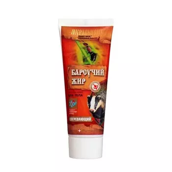 Гель-бальзам д/тела Муравьивит Барсучий жир согревающий, 70 мл