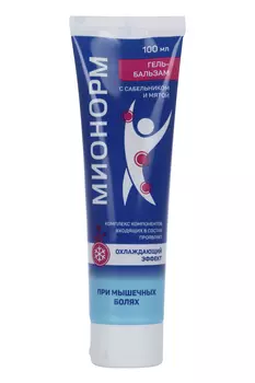Гель-бальзам Мионорм охлаждающий сабельник/мята, 100 мл
