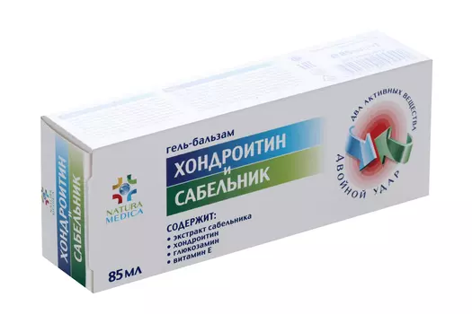 Гель-бальзам Натура Медика хондроитин/сабельник, 85 мл