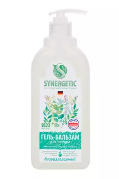 Гель-бальзам Синергетик д/мытья посуды и Эвкалипт и горный чабрец 0,5 л