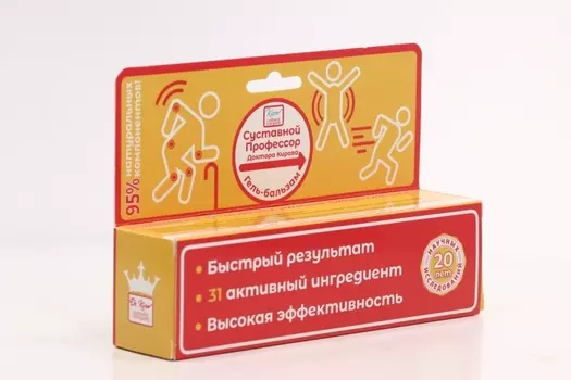 Гель-бальзам Суставной профессор доктора Кирова, 100 мл