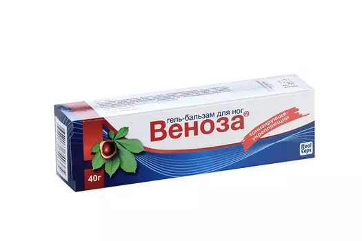 Гель-бальзам Веноза д/ног тонизирующий/укрепляющий, 40 г