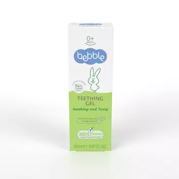 Гель BEBBLE д/десен при прорезывании зубов bebble teething gel 0+, 20 мл