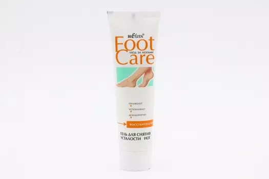 Гель BIELITA Foot Care д/снятия усталости ног, 100 мл