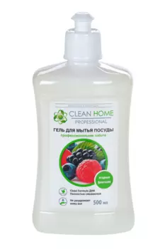 Гель Clean Home Ягодная фантазия д/мытья посуды 500 мл