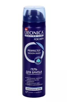 Гель д/бритья Deonica for men Комфортное бритье, 200 мл