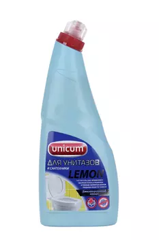 Гель д/чистки унитазов Unicum Лимон, 750мл