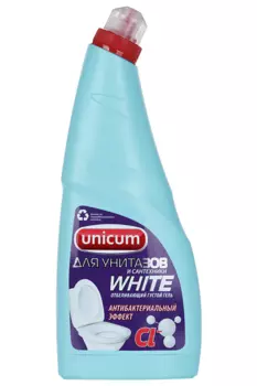 Гель д/чистки унитазов Unicum с Гипохлоритом, 750мл