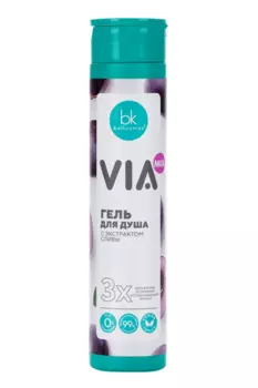 Гель д/душа Belkosmex VIA MIX с экстрактом сливы, 320 г