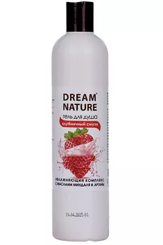 Гель д/душа Dream Nature Клубничный смузи, 400 мл