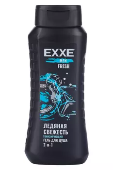 Гель д/душа Exxe men fresh Ледяная свежесть 2 в 1, 400 мл