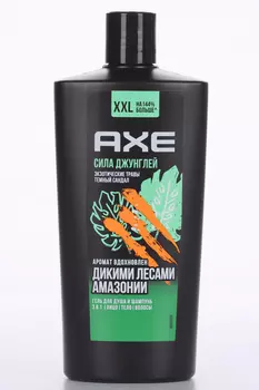 Гель д/душа и шампунь AXE Сила джунглей мужской, 610 мл