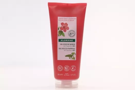 Гель д/душа KLORANE питательный цветок гибискуса с органическим маслом Купуасу, 200 мл, (C237561)