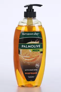 Гель д/душа Palmolive Men Цитрусовый Заряд Бодрящий 3 в 1, 750 мл
