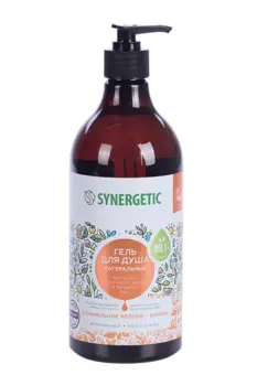 Гель д/душа SYNERGETIC натуральный карамельное яблоко и ваниль, 750 мл