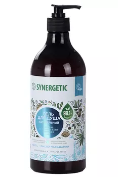 Гель д/душа SYNERGETIC натуральный кокос и масло макадамии, 750 мл