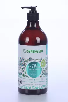 Гель д/душа SYNERGETIC натуральный сандал и ягоды можжевельника, 750 мл