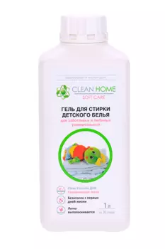 Гель д/стирки белья Clean home универсальный 1 л