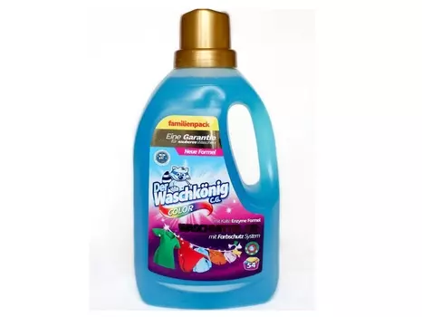 Гель д/стирки цветных тканей Der Waschkonig C.G. Color, 1,63 л