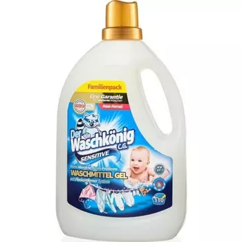 Гель д/стирки детского белья Der Waschkonig C G Sensitiv 3,305 л