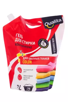 Гель д/стирки Qualita д/цветного белья д/всех типов тканей 3 000 мл
