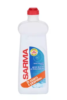 Гель д/ванн и раковин Sarma Антиржавчина универсальное 500 мл