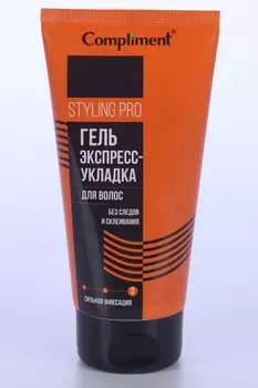 Гель д/волос Compliment Экспресс-укладка сильная фиксация 165 мл