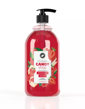 Гель для душа «CANDY SHOP» (женские ароматы) с дозатором Клубничный чизкейк 1 л.